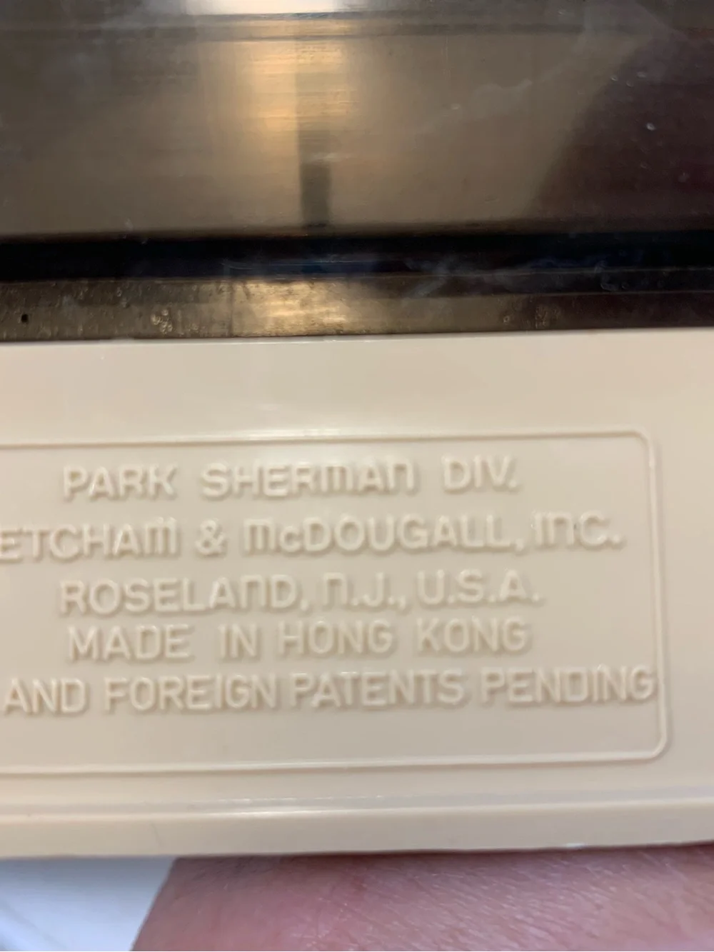 Vintage Ketcham & McDougall 10in Plastic Desk Caddy Organizer.              3799